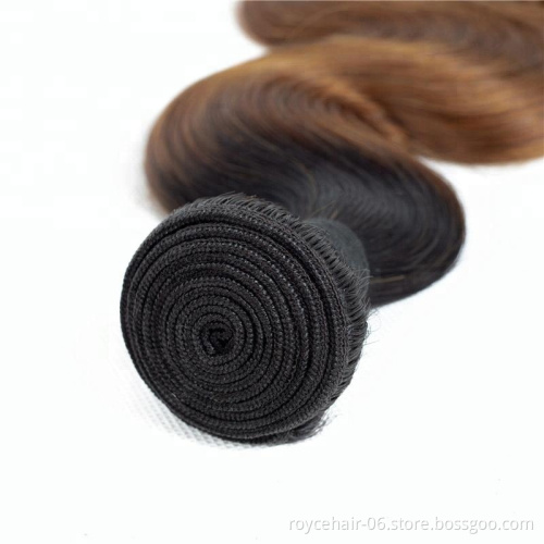 Body Wave weft Brown Hair extension  Brazilian Hair Bundles Human Hair Wavy
